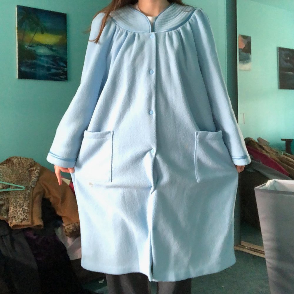 Light blue/sky blue/baby blue night time robe